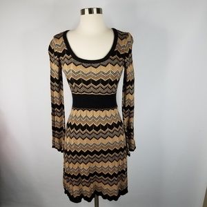 International Concepts Brown & Black Dress
